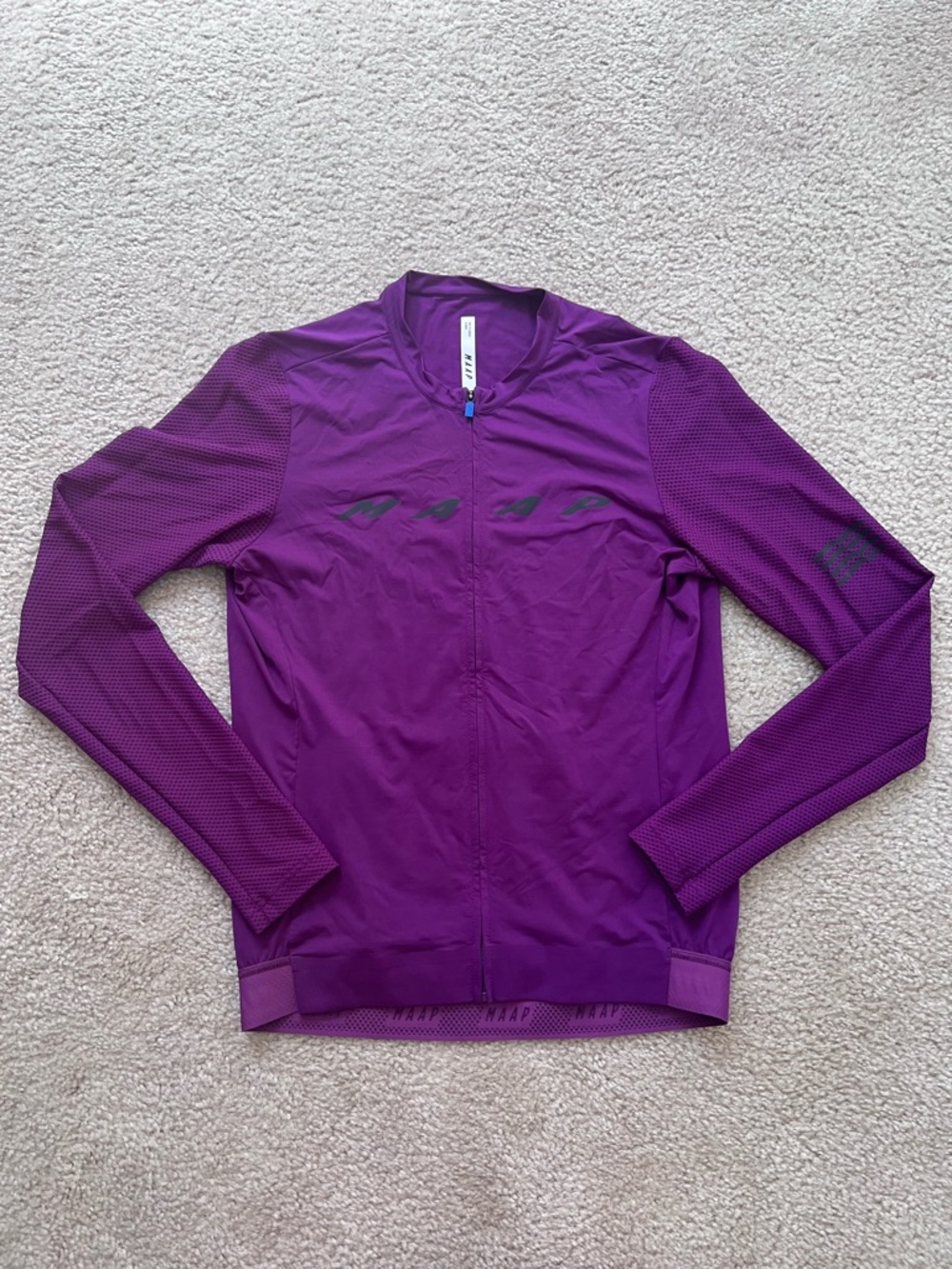 MAAP Purple Men’s Long-Sleeve Cycling Jersey
